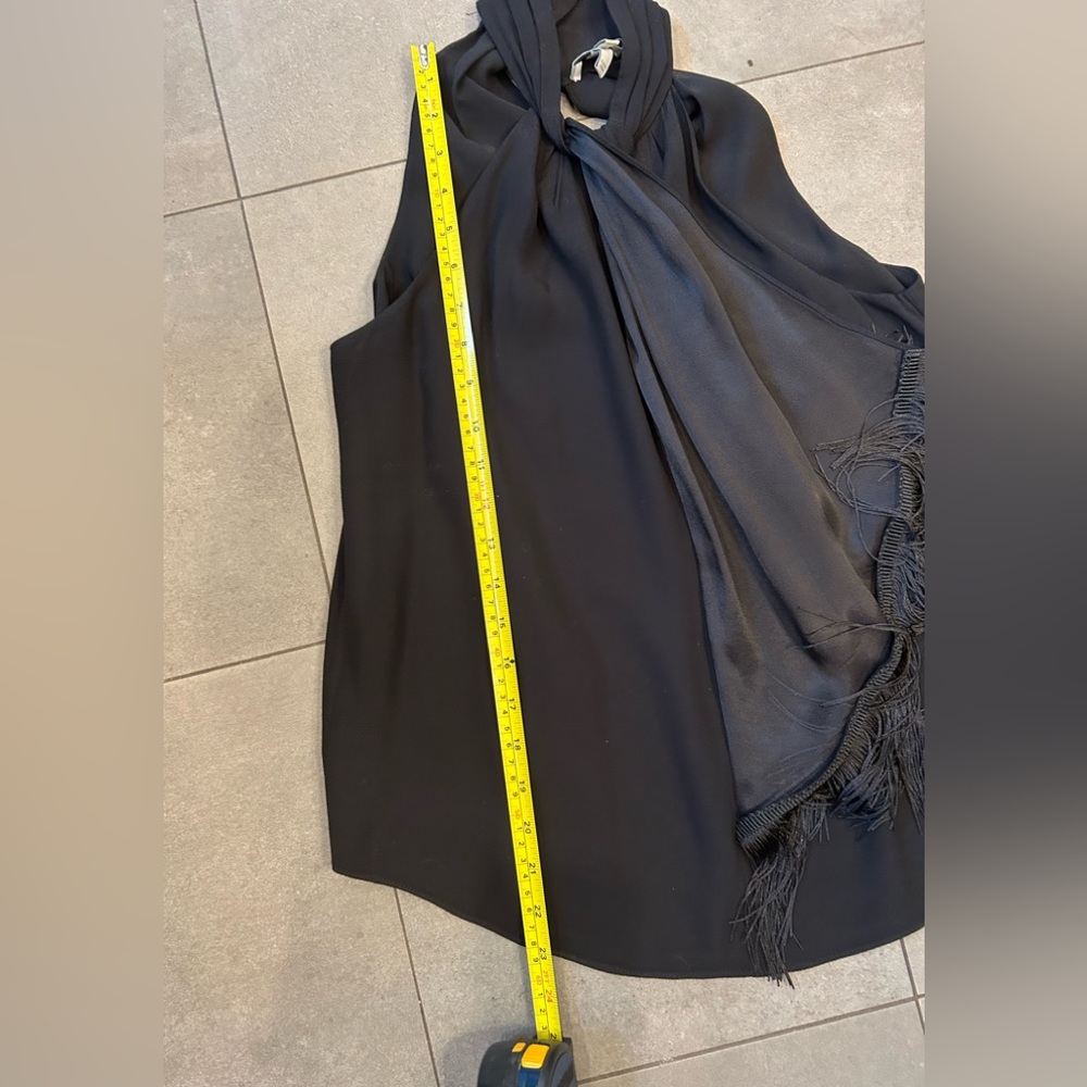 Joie Fringe Leikyn Top in Black - Picture 7 of 11